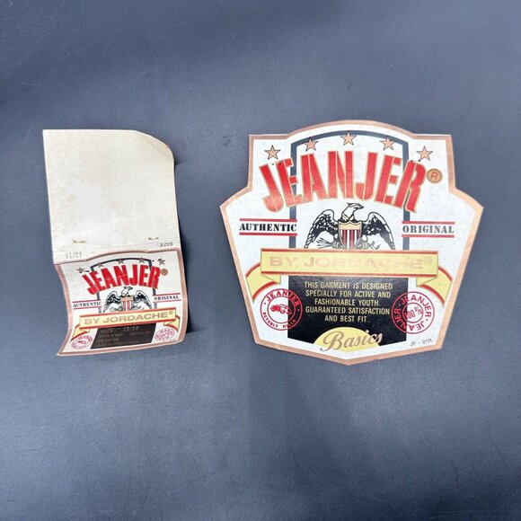 Vintage High Waisted Jeans Acid Wash Denim Mom Style 1980s Jeanjer By Jordache - Picture 6 of 12